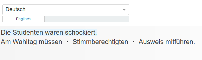 Gendern in der maschinellen Übersetzung ; Screenshot5