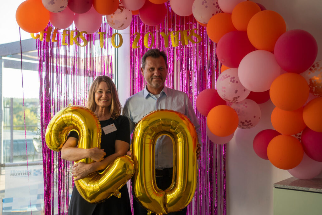 20 Jahre oneword; Andrea Modersohn und Andreas Meisner